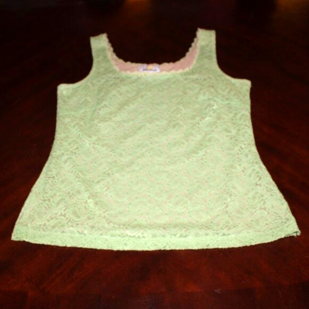 Delicate Lace Shell Top - Kathleen Kirkwood M (RegencyCore)